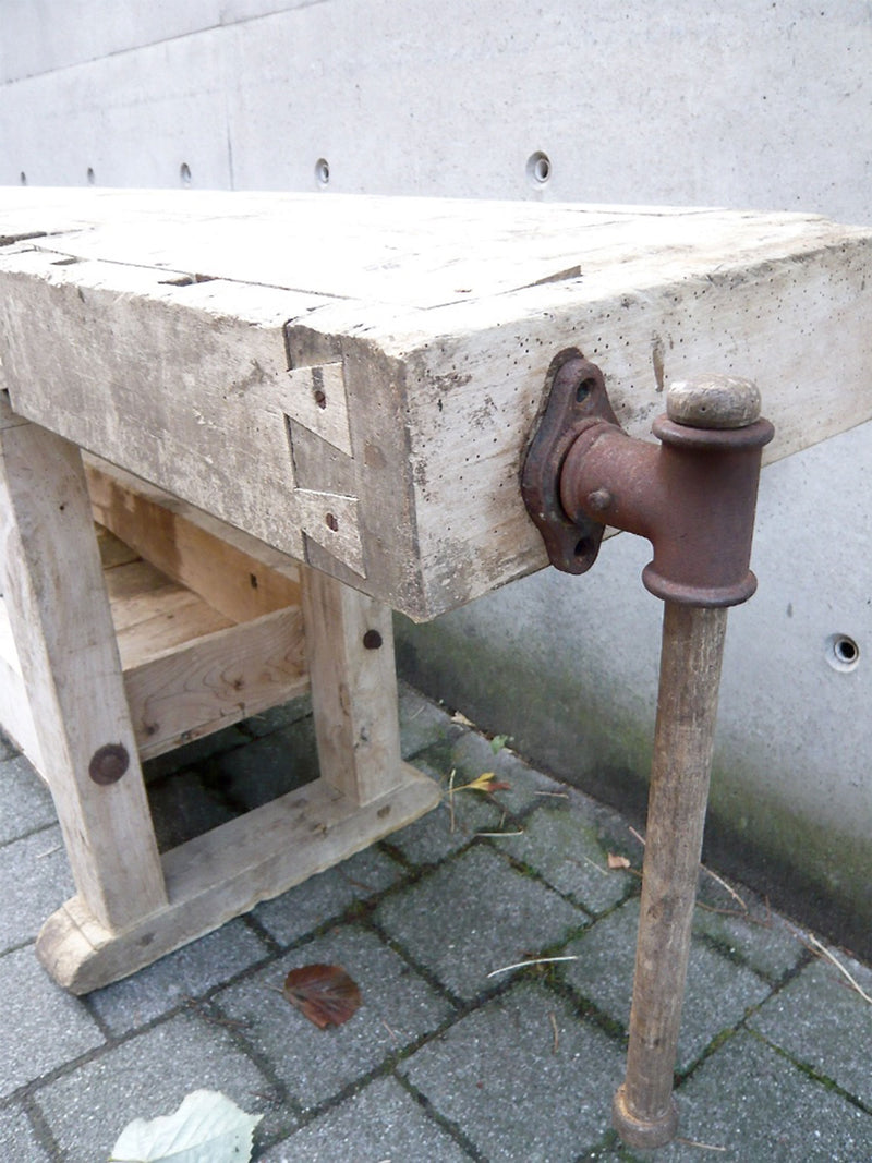 JANGEORGe Interiors & Furniture Antiques Rustic Swedish Carpenters Workbench