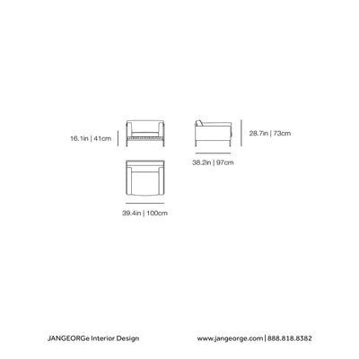 JANGEORGe Interiors & Furniture DePadova Etiquette Outdoor Armchair