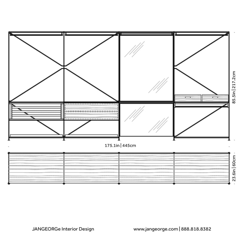 JANGEORGe Interiors & Furniture R.I.G. Modules Wardrobe