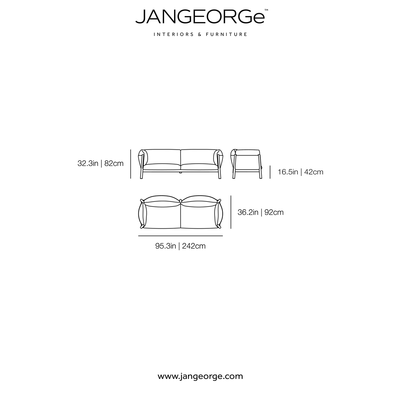JANGEORGe Interiors & Furniture DePadova Yak Sofa Diagram