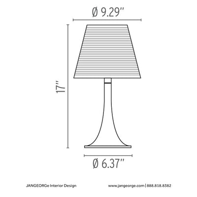 JANGEORGe Interiors & Furniture Flos Miss K Table Lamp 