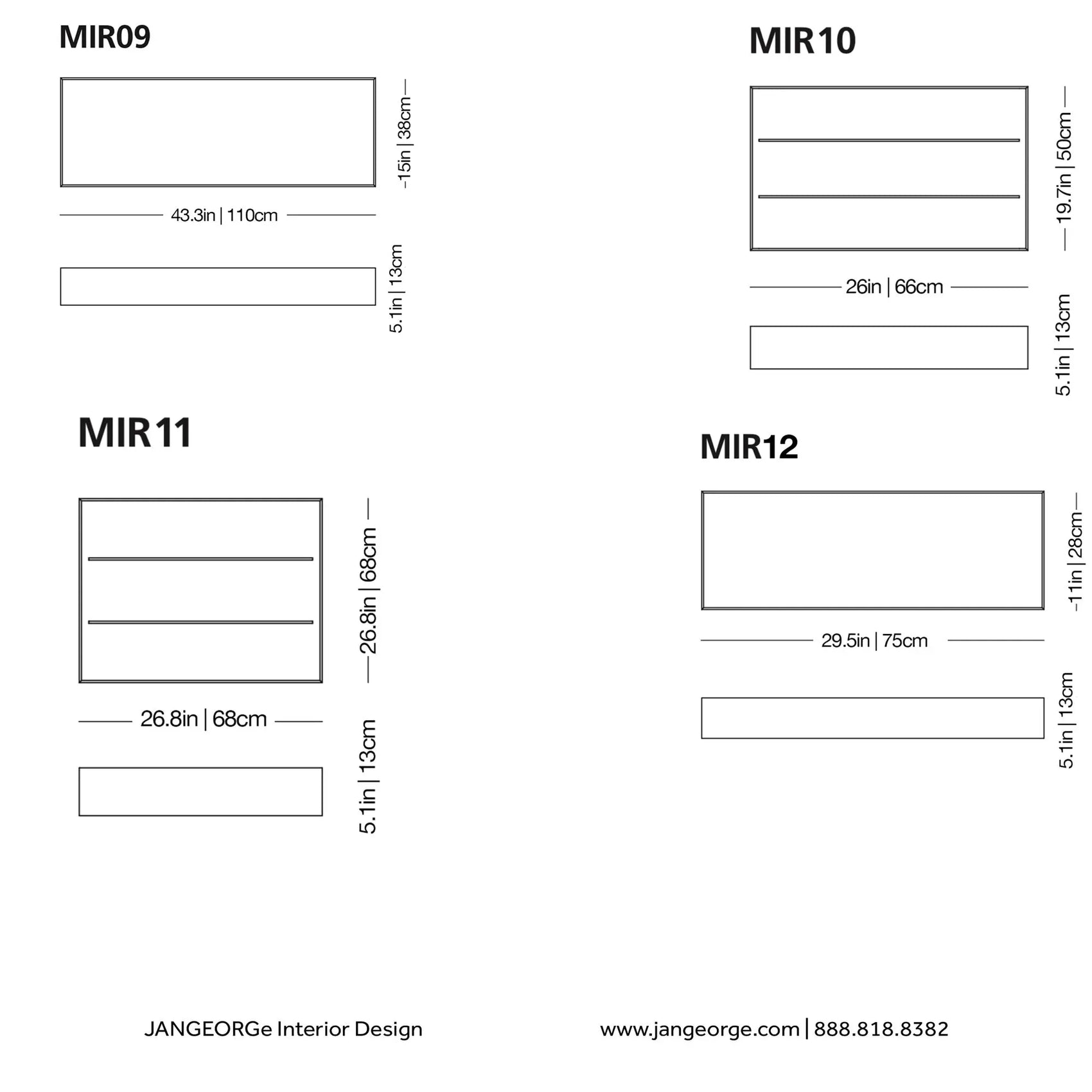 JANGEORGe Interiors & Furniture Glas Italia Mirror Mirror Wall Mirror