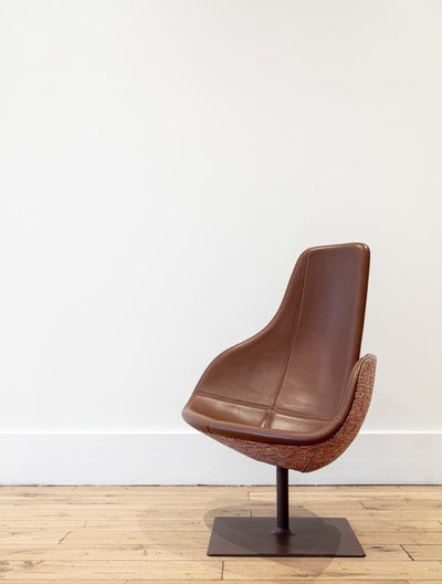 Fjord - Armchair in Leather (Floor Model Greenwich CT)