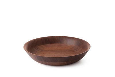 Walnut Dish LL - 11.8x2.4in | 30x6cm (ØxH) | Hikiyose | JANGEORGe Interiors & Furniture