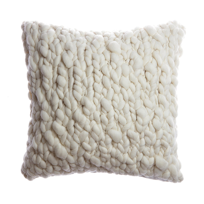 Clouds - Chunky Wool Throw Pillow | Homelosophy | JANGEORGe Interior Design