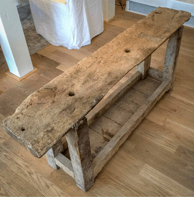 JANGEORGe Interiors & Furniture JANGEORGe French Antique Oak Side Table