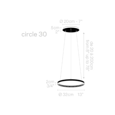 Circle 30 - Suspension lamp