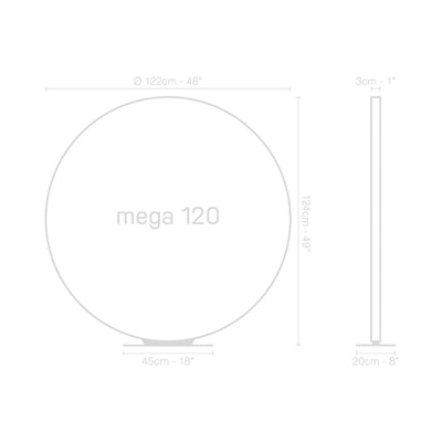 Mega 120 - Table and Floor Light