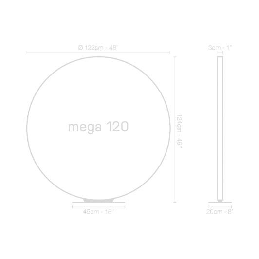 Mega 120 - Table and Floor Light