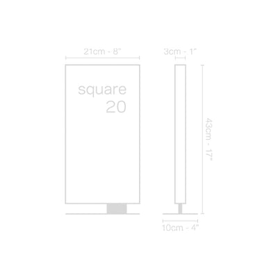 Square 20 - Table light