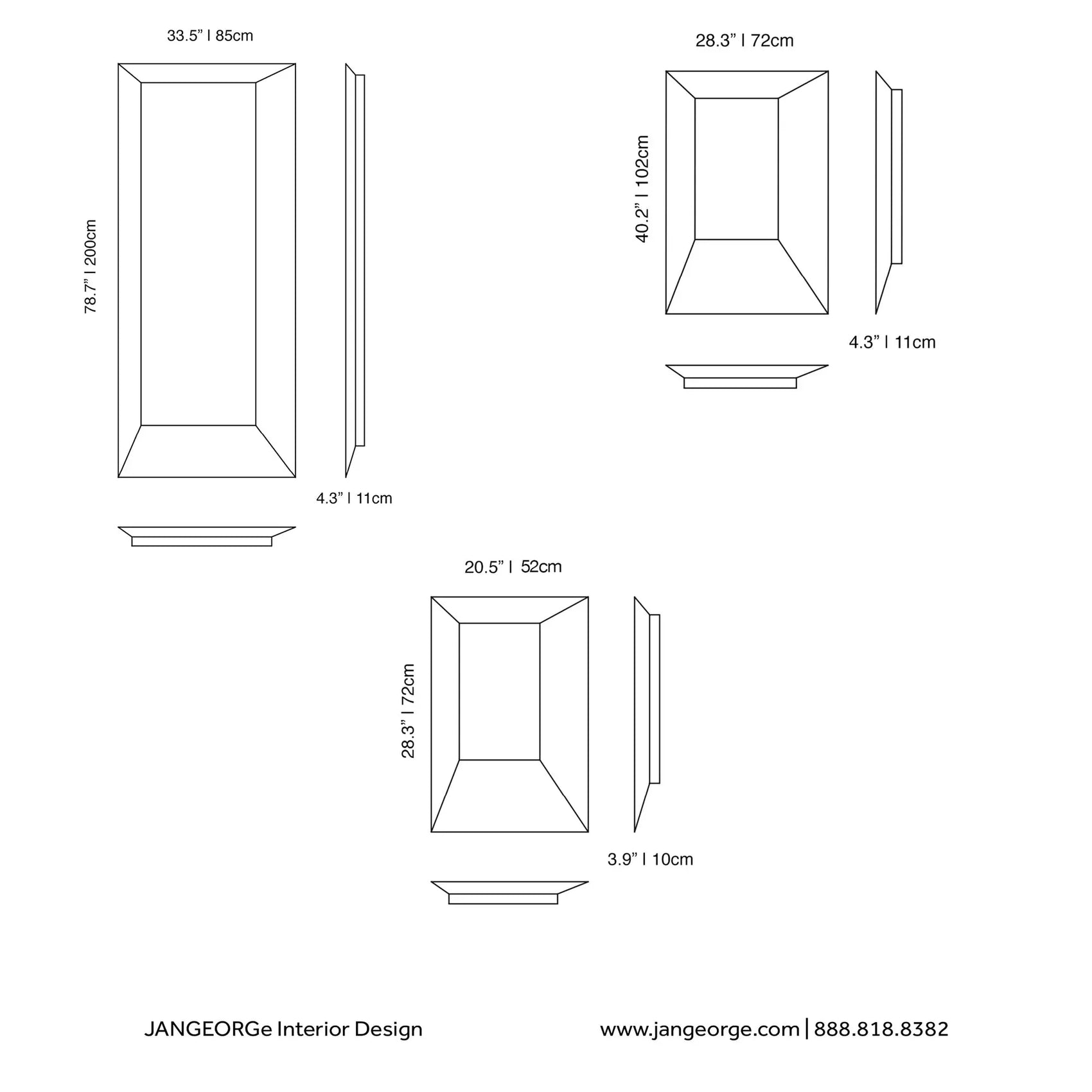 JANGEORGe Interiors & Furniture Glas Italia Leon Battista Mirror