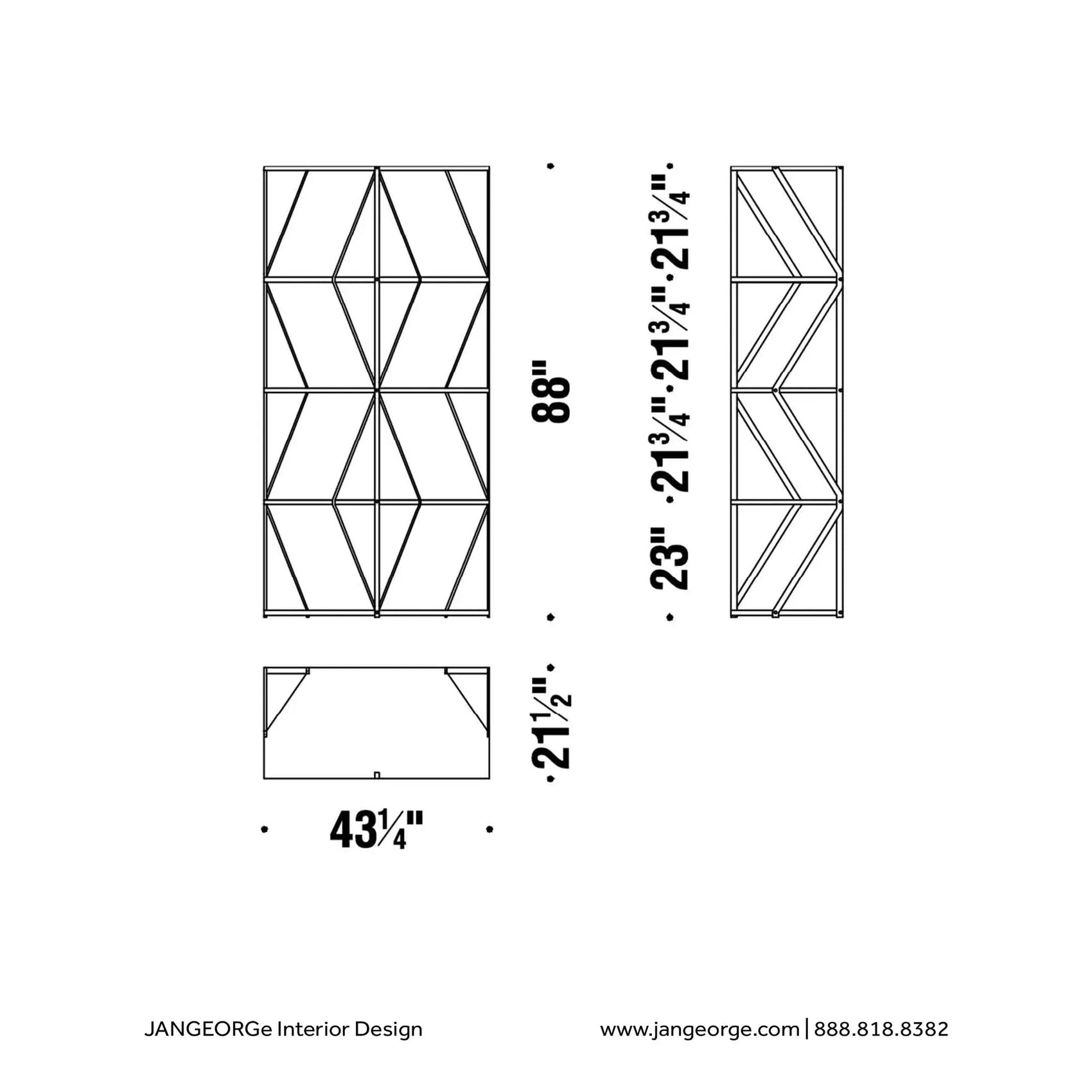 JANGEORGe Interiors & Furniture Moroso Secret Cubic Shelves