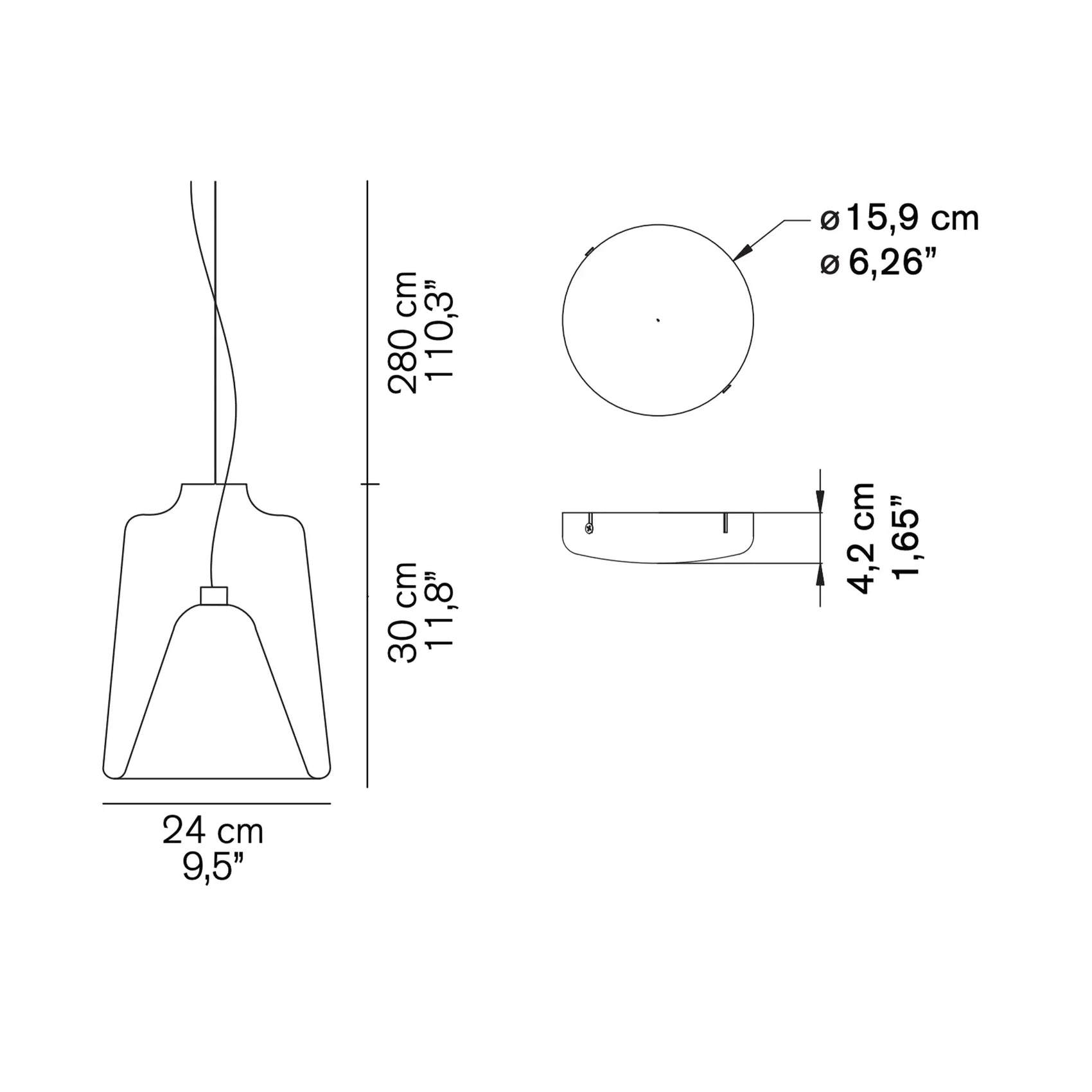 Lanterna 477 SR - Multiple Ceiling Suspension Light | Oluce | JANGEORGe Interiors & Furniture