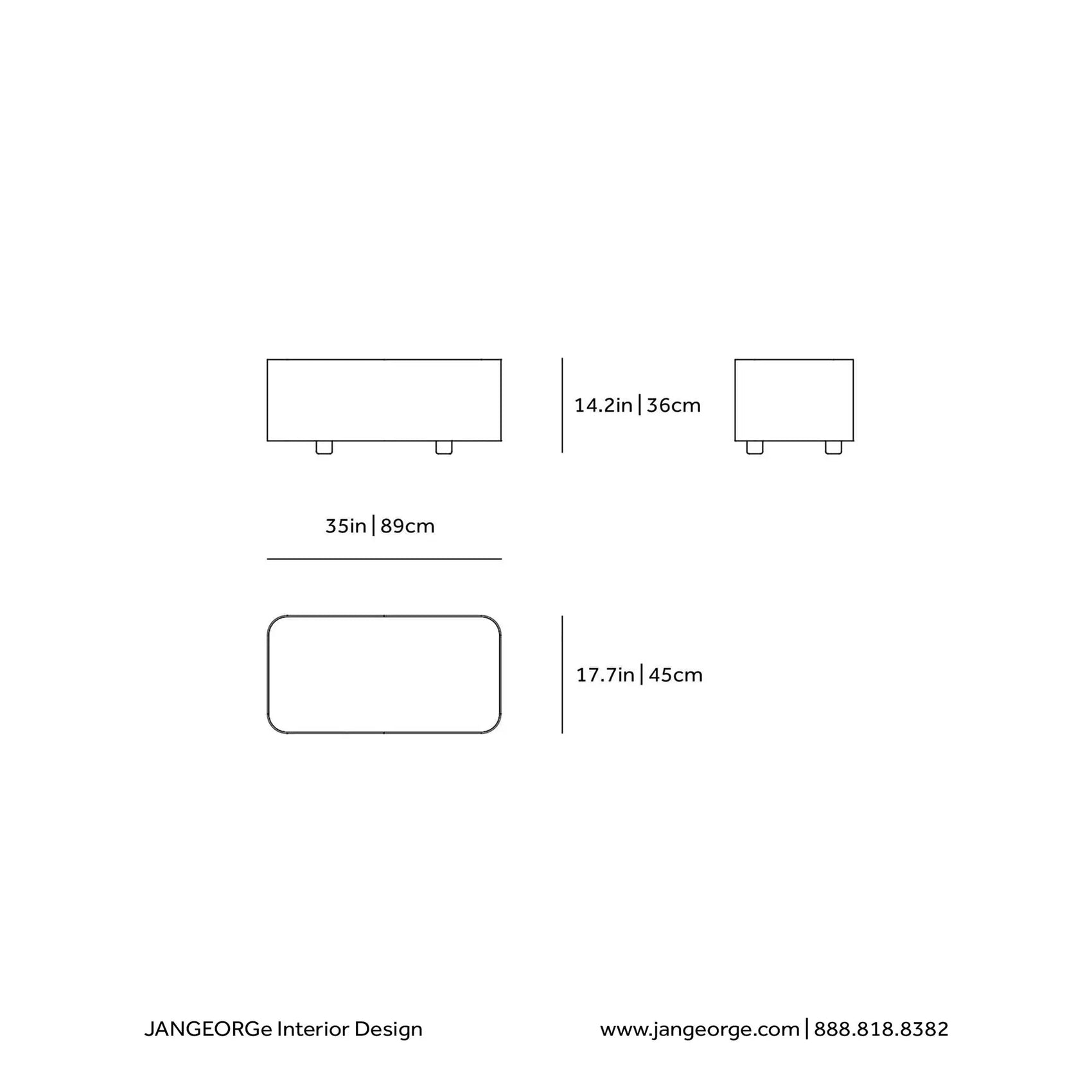 JANGEORGe Interiors & Furniture Poliform Koishi Coffee Tables Diagram