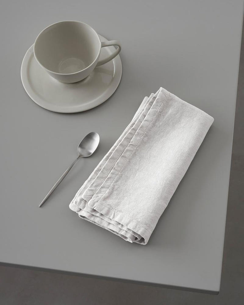 JANGEORGe Interiors & Furniture Society Limonta Bon Napkins Set Bianco