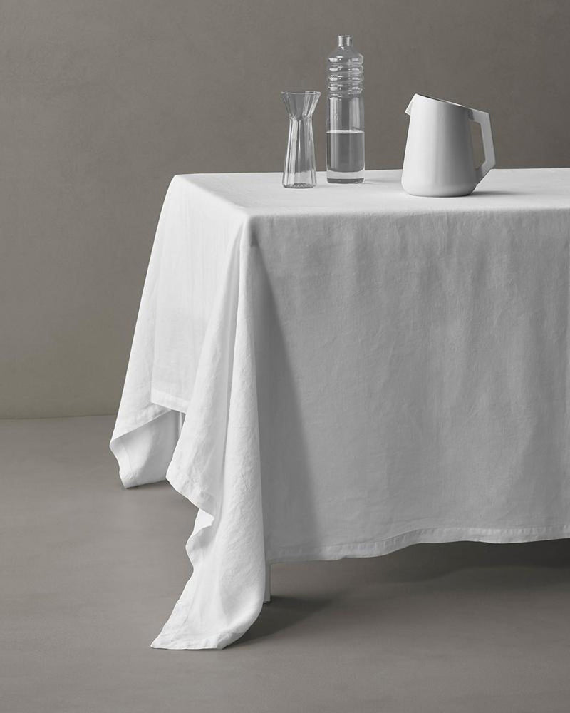 JANGEORGe Interiors & Furniture Society Limonta Tab Tablecloth Bianco