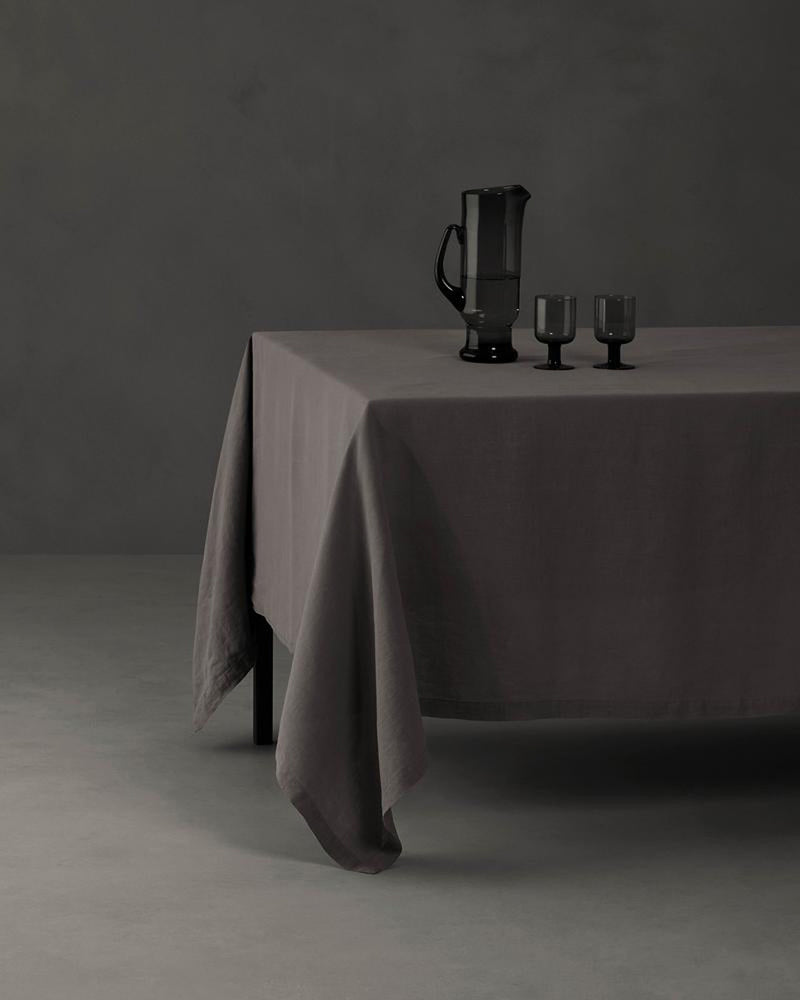 JANGEORGe Interiors & Furniture Society Limonta Tab Tablecloth Fumo