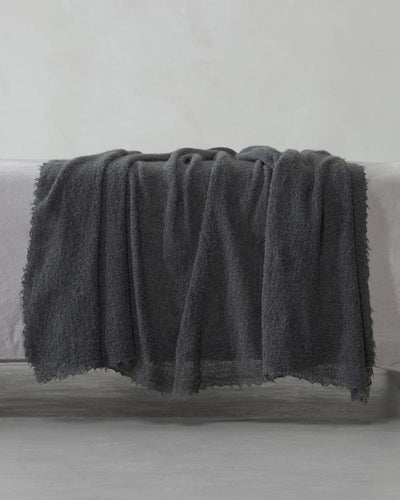 JANGEORGe Interiors & Furniture Society Limonta Ted Throw Anthracite
