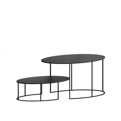 JANGEORGe Interiors & Furniture Zeus Slim Irony Oval Coffee Table