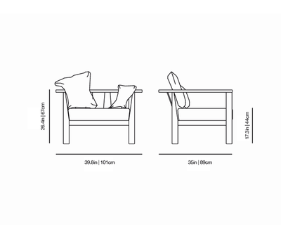InOut 01 Armchair | Gervasoni | JANGEORGe Interior Design